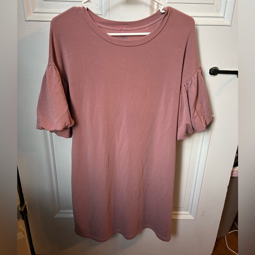 Alya oversized pink dress